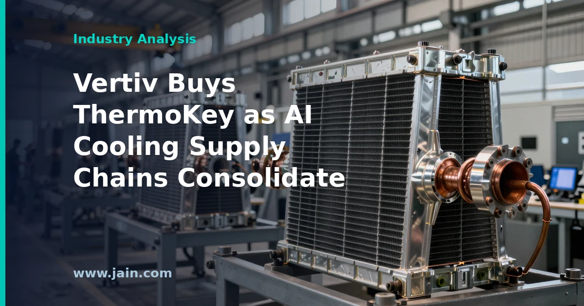 Industrial heat exchangers and dry coolers for AI data center cooling infrastructure