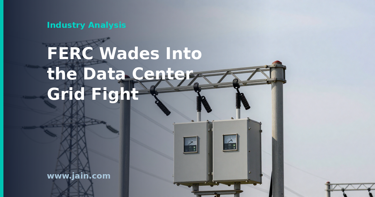 Federal regulator FERC at the center of data center power grid interconnection disputes