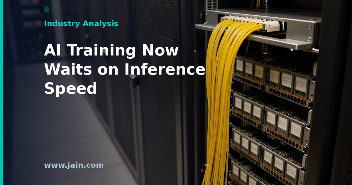 CoreWeave Forge AI inference platform linking GPU servers to a reinforcement learning training loop