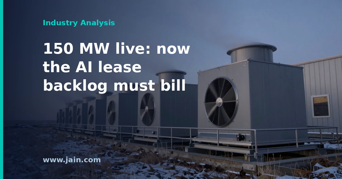 Applied Digital Polaris Forge 1 AI data center campus with Building 2 energized at 150 MW of IT capacity