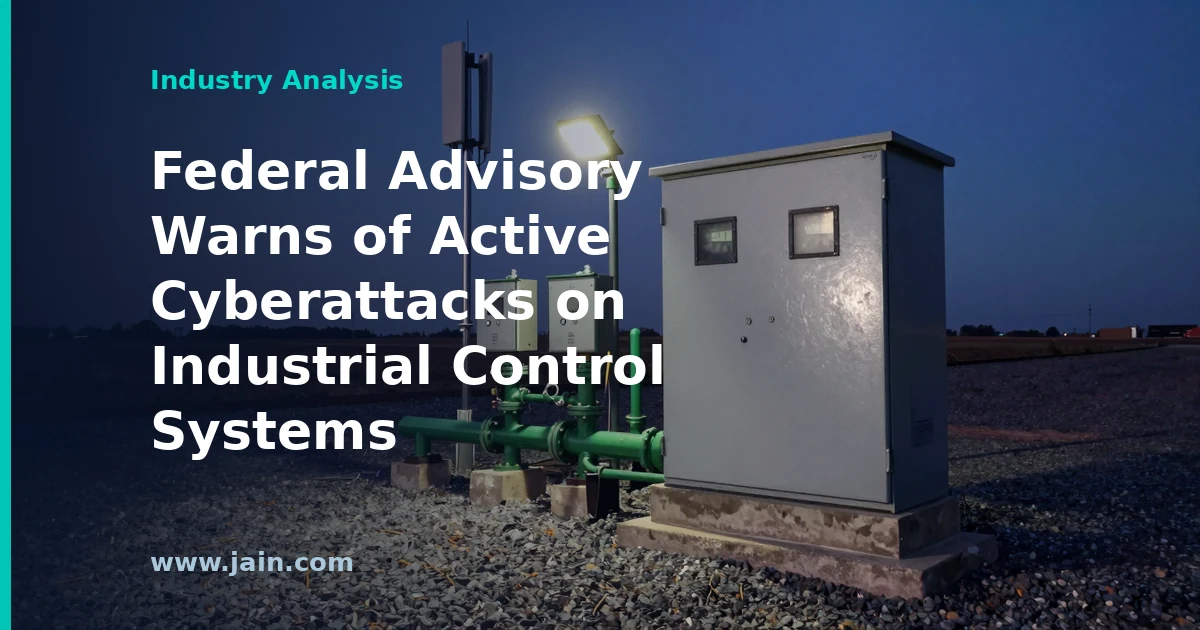 Industrial programmable logic controller panel targeted by cyberattacks on critical infrastructure