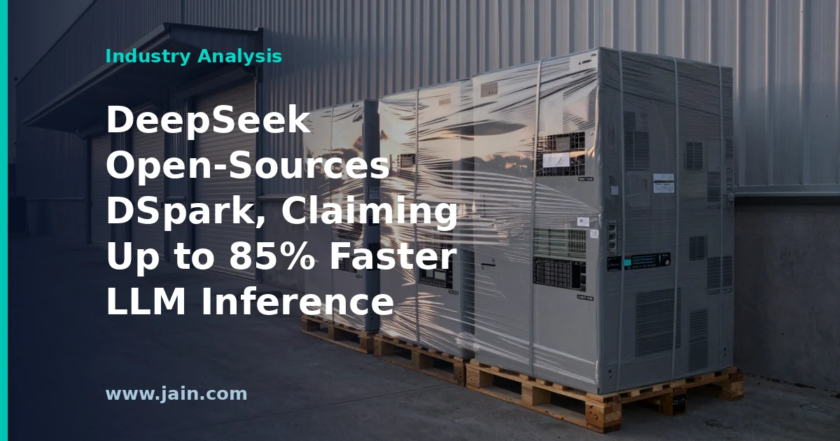 DeepSeek's open-source DSpark framework accelerating LLM inference across GPU server racks