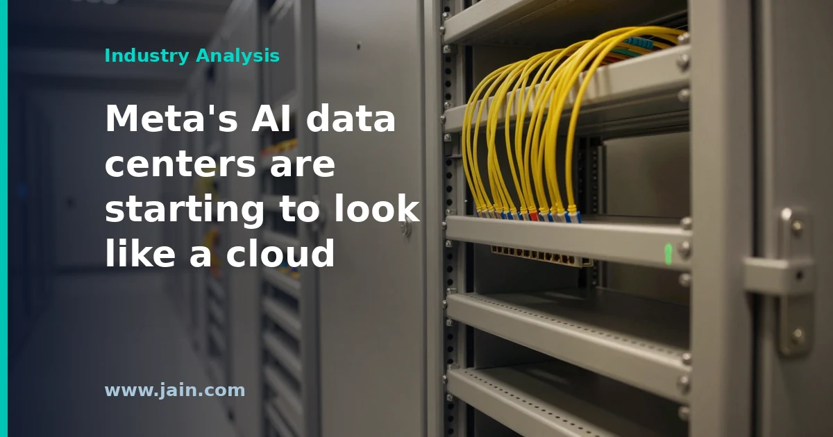 Meta AI data center server halls as 2026 capex guidance rises to $130-145bn