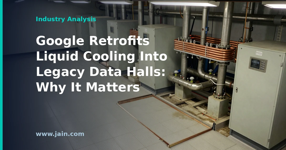 Liquid cooling pipes and coolant distribution units retrofitted into a legacy data center hall