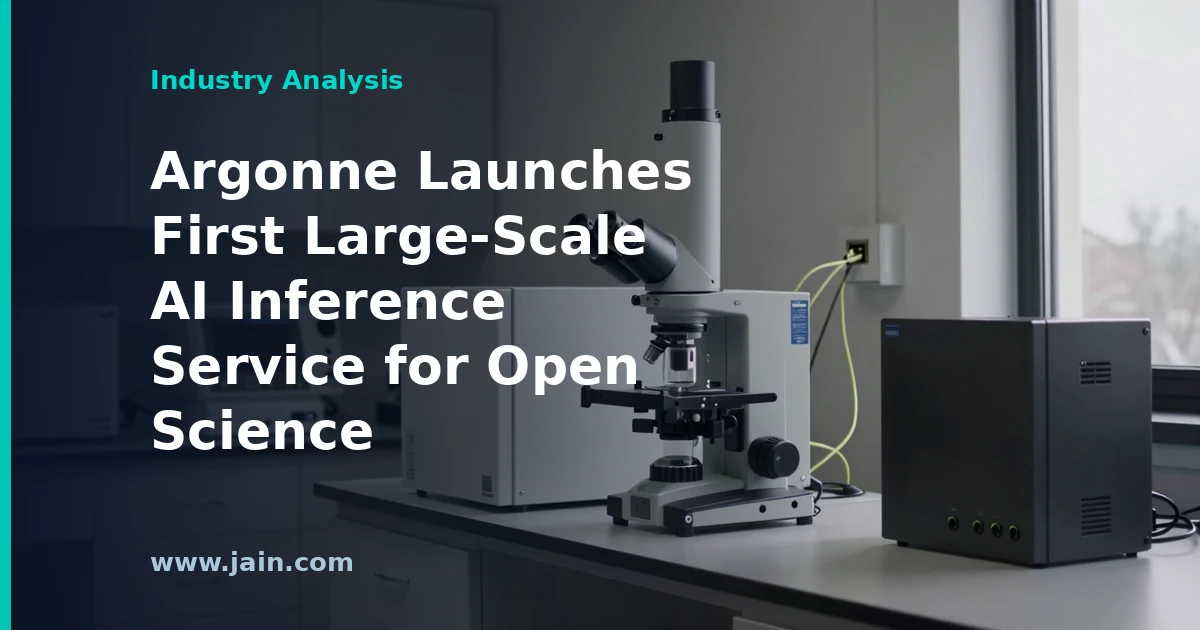 Researchers using a large-scale AI inference service in a national laboratory data center