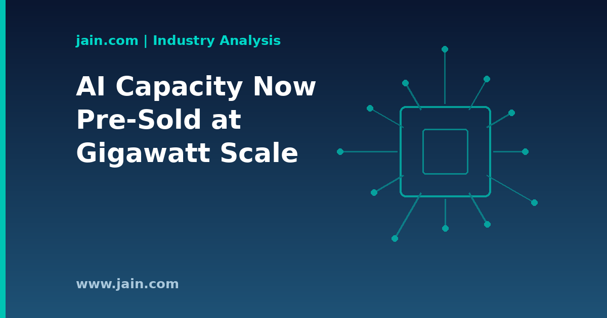 Gigawatt-scale AI data center capacity pre-sold under the Google-Anthropic compute deal