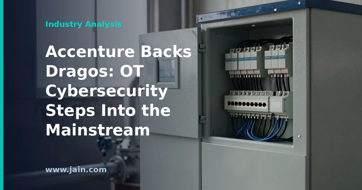 Industrial control room with OT cybersecurity monitoring screens protecting critical infrastructure