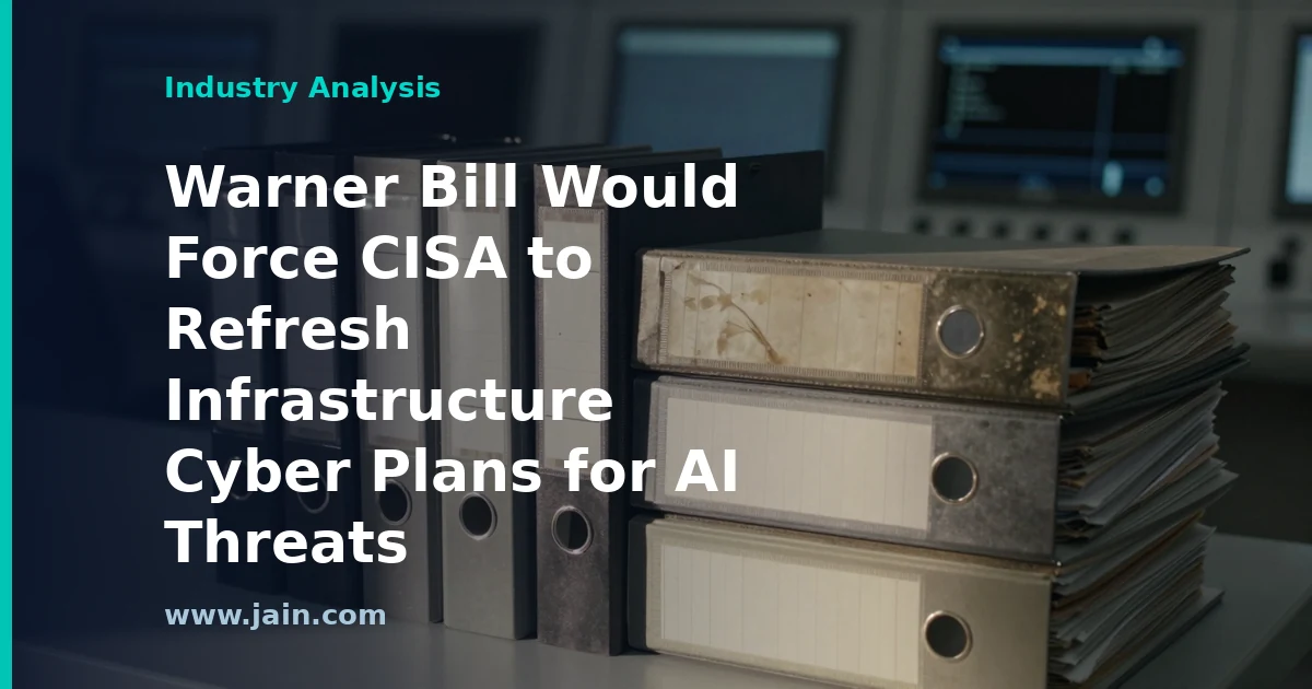 U.S. Capitol and shield motif representing CISA critical infrastructure cybersecurity plans for AI threats