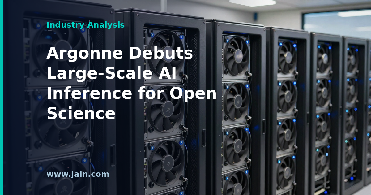Researchers using a large-scale AI inference service in a national laboratory data center