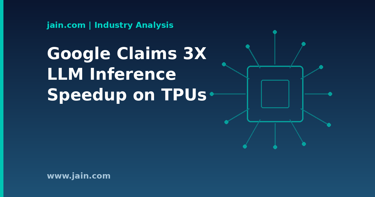 Google TPU chip accelerating LLM inference with parallel diffusion-style speculative decoding