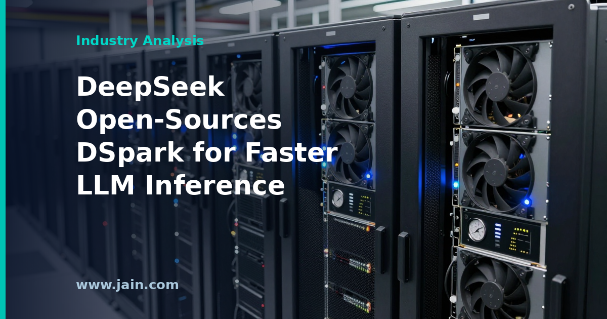 DeepSeek's open-source DSpark framework accelerating LLM inference across GPU server racks