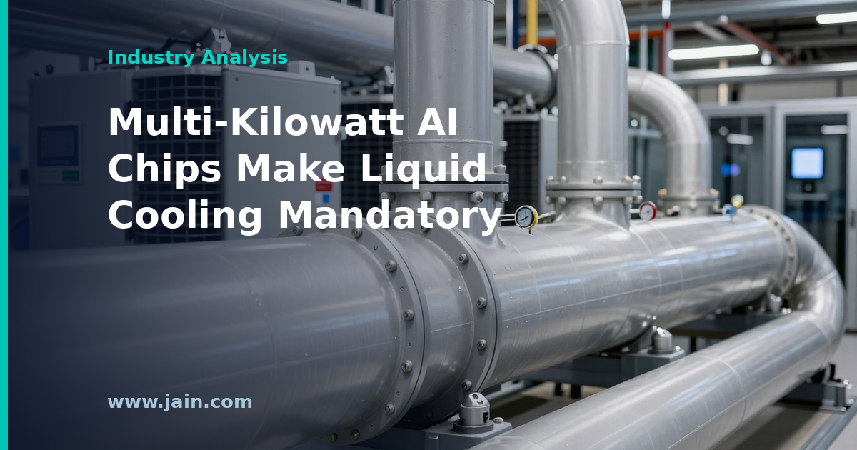 Direct-to-chip liquid cooling cold plates and coolant lines on a multi-kilowatt AI chip server rack