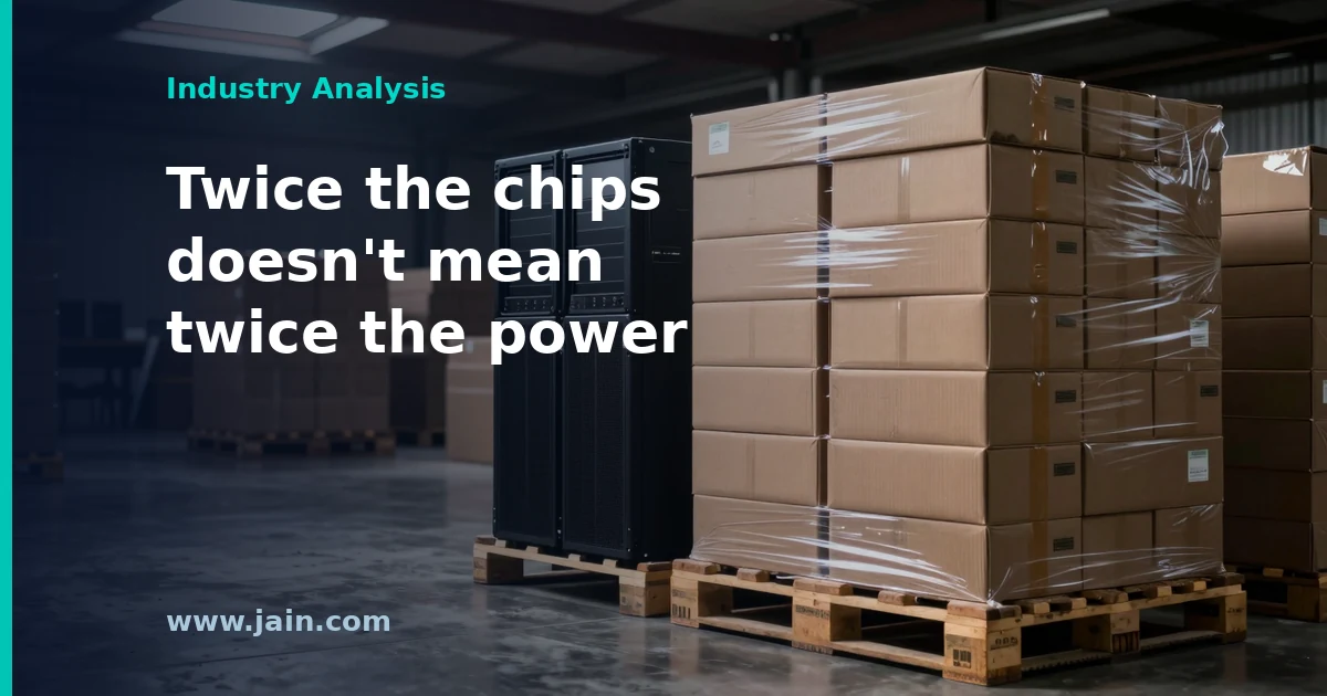 Nvidia chips forecast to double next year alongside data center power and cooling infrastructure