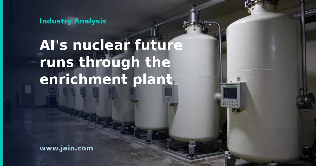 Centrus Energy $900 million HALEU nuclear fuel contract: uranium enrichment centrifuge cascade at an Ohio plant