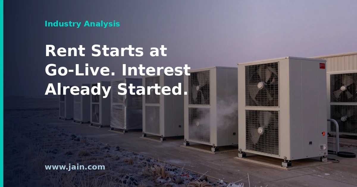 Applied Digital AI data center campus in North Dakota with power infrastructure, illustrating fiscal Q1 2027 results