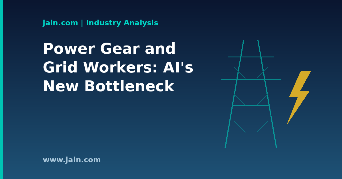 High-voltage transformers and grid workers at a substation supplying an AI data center campus