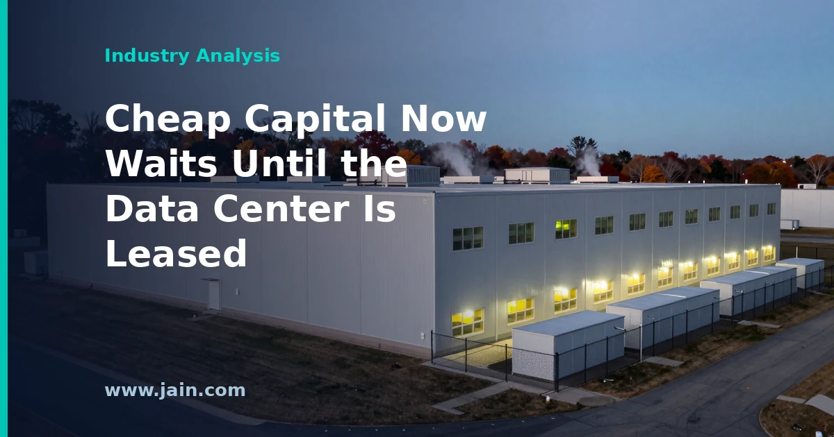 Hyperscale data center in Northern Virginia backing Cloud Capital's $520 million AAA-rated data center ABS
