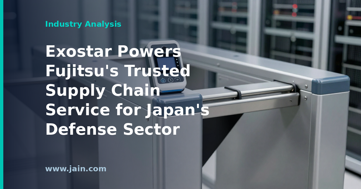 Secure supply chain network linking Japan and U.S. defense suppliers via Exostar-Fujitsu trusted cloud platform