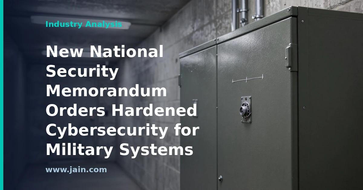National Security Memorandum directs hardened cybersecurity for military and intelligence systems