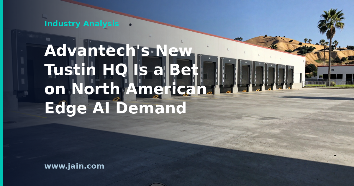 Advantech's new North American headquarters campus in Tustin, California, hub for edge AI operations