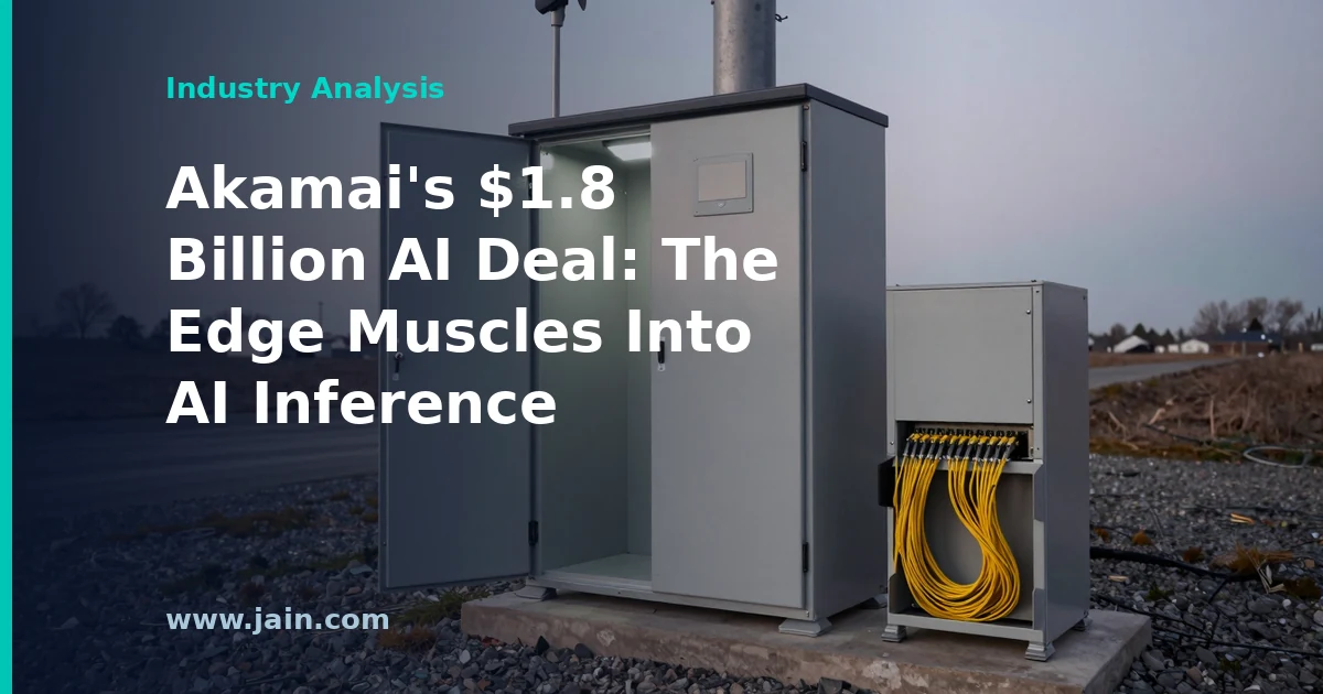 Akamai edge servers powering AI inference under a $1.8 billion AI infrastructure deal