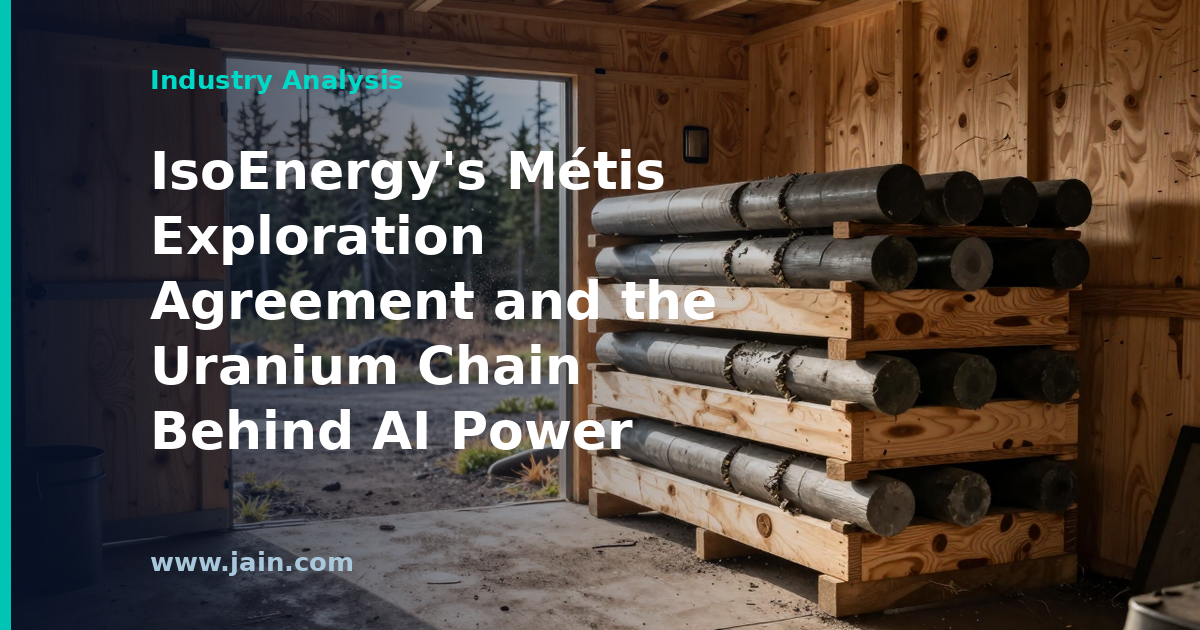 Uranium exploration drill site in northern Saskatchewan forest, IsoEnergy and Métis partnership