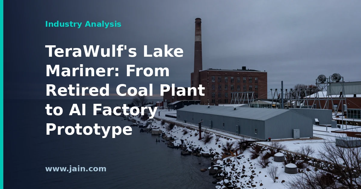 Retired coal plant site on Lake Ontario transformed into TeraWulf's Lake Mariner AI data center campus