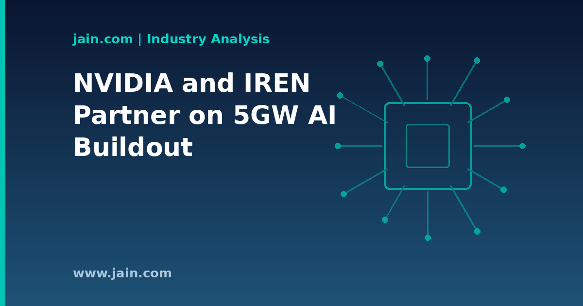 NVIDIA and IREN partnership for 5 gigawatts of AI infrastructure data centers