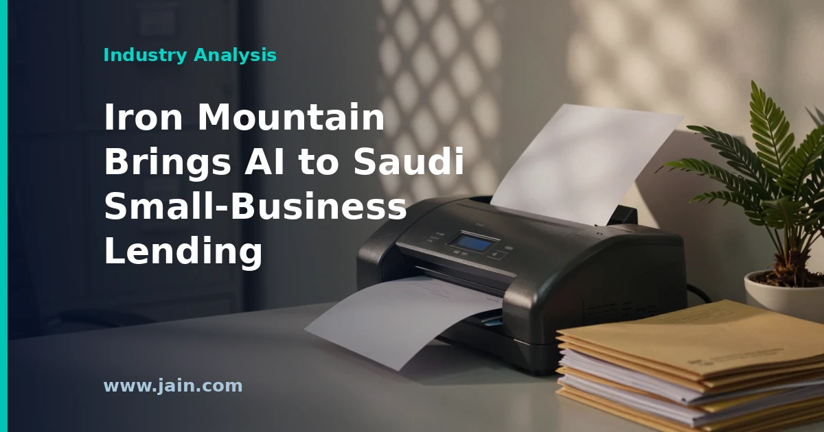 Iron Mountain AI document processing for Saudi Social Development Bank small-business lending
