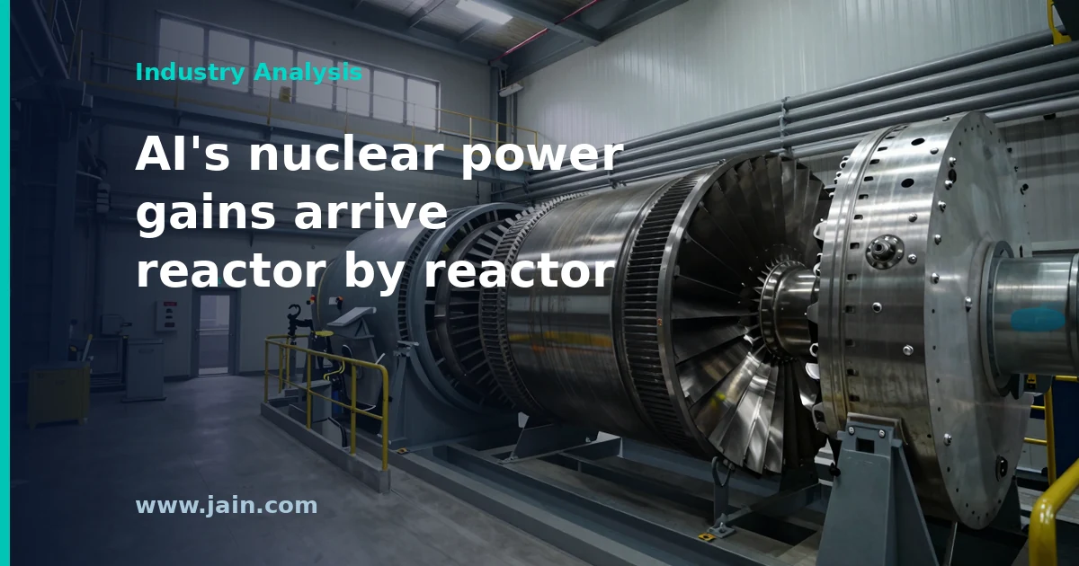 Cooling towers at an operating nuclear plant supplying uprated power to AI data centers via the regional grid