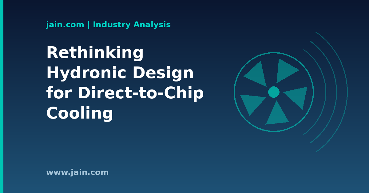 Hydronic piping and coolant loops serving direct-to-chip liquid cooling in a data center