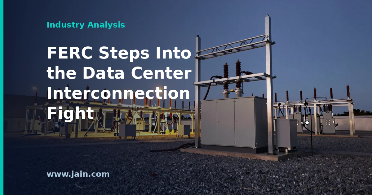 Federal regulator FERC at the center of data center power grid interconnection disputes
